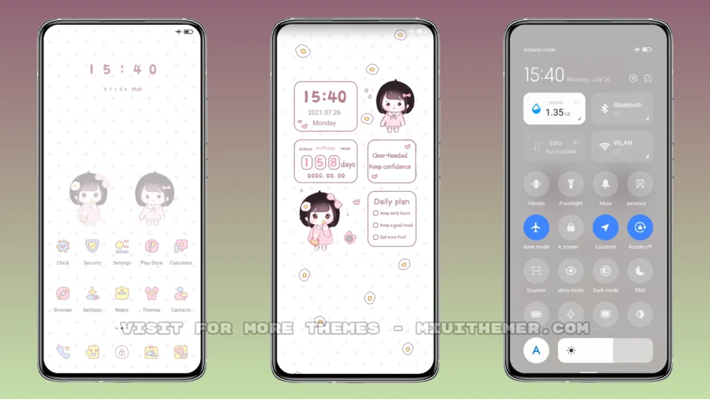 Soft Girl MIUI Theme