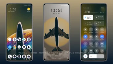 Airplane - Dark MIUI Theme