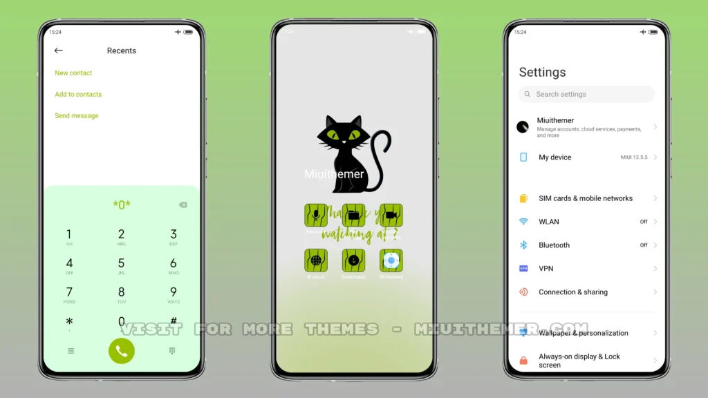 Black Cat MIUI Theme