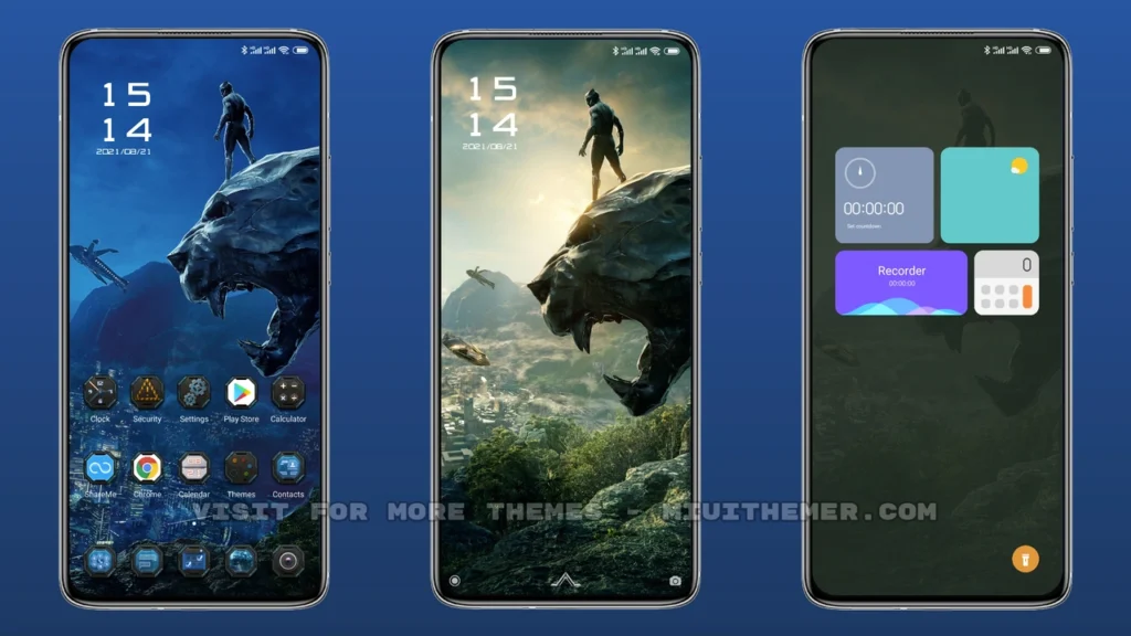 Black Panther V12 MIUI Theme