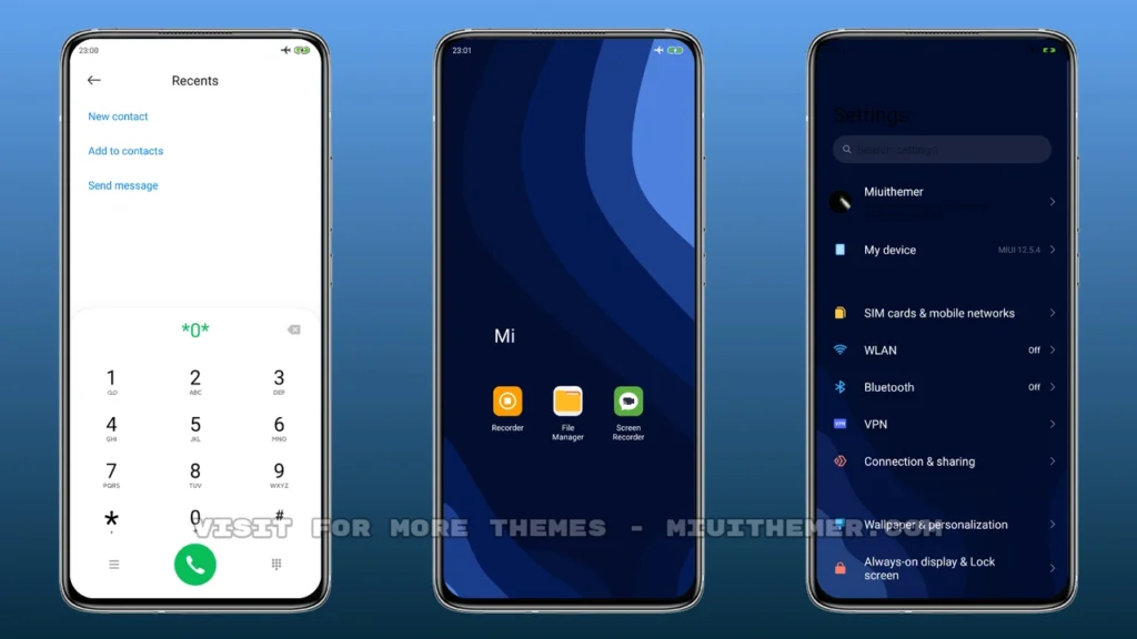 Blue Hills MIUI Theme