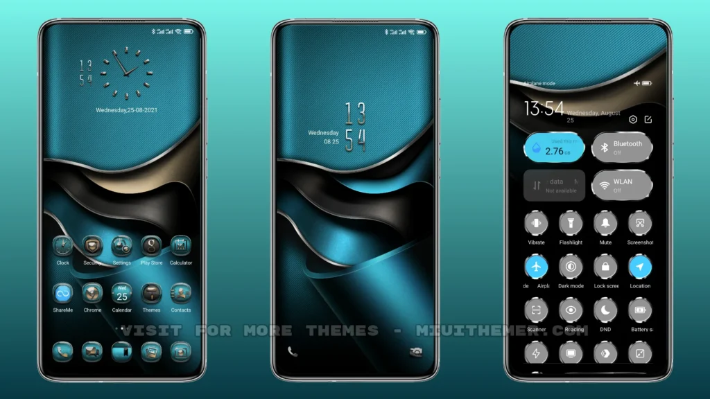 Blue and Steel MIUI Theme