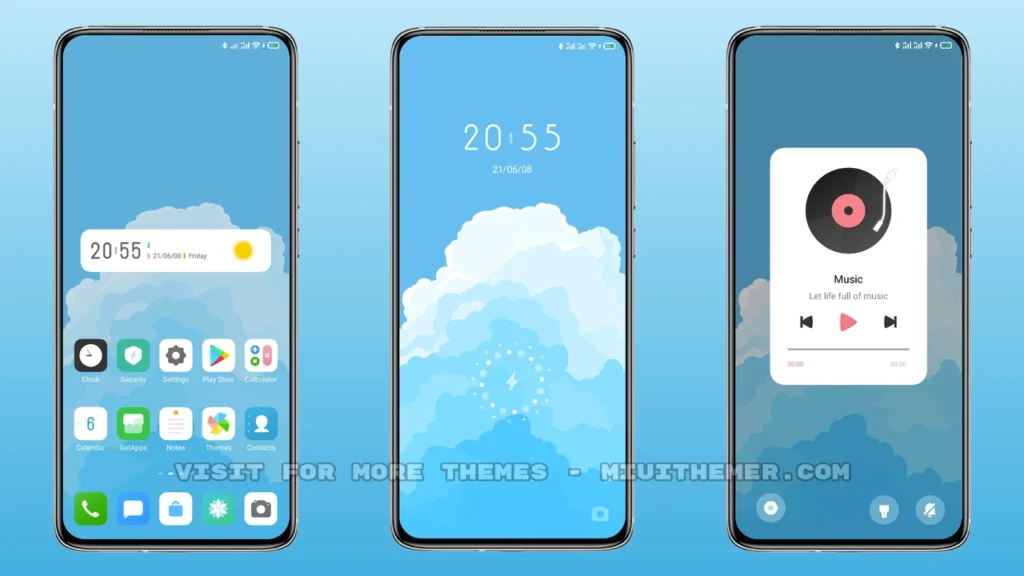 Blue sky MIUI Theme