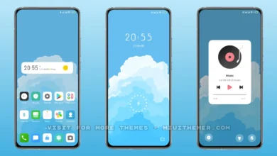 Blue sky MIUI Theme