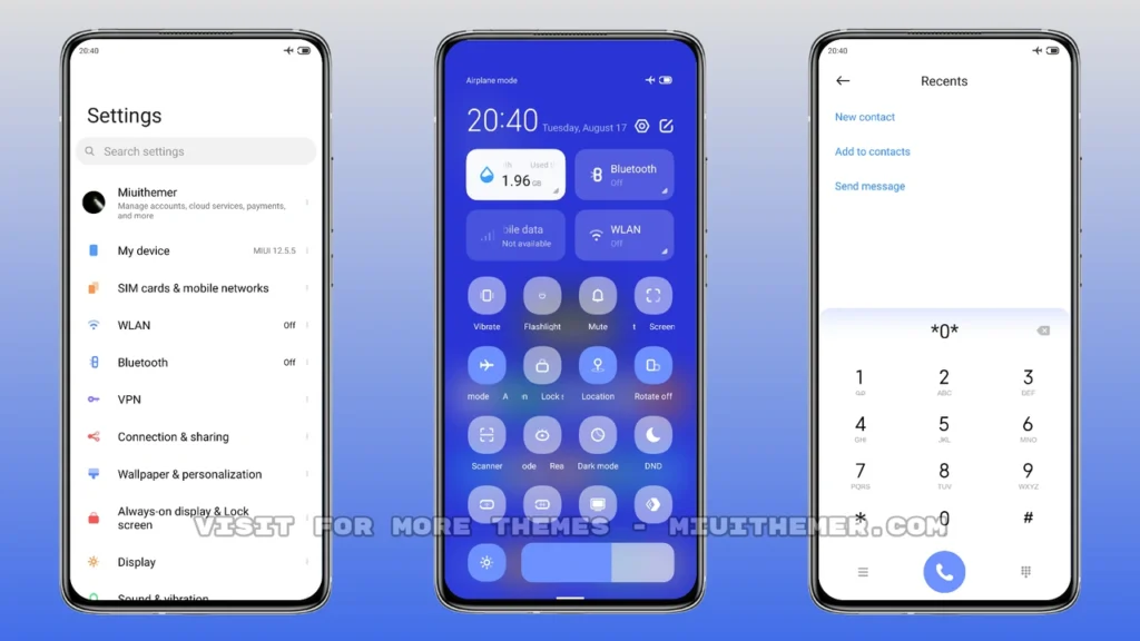 BlueNess MIUI Theme