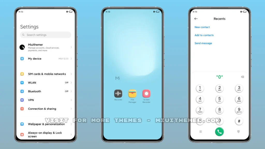 Bubble 3D MIUI Theme