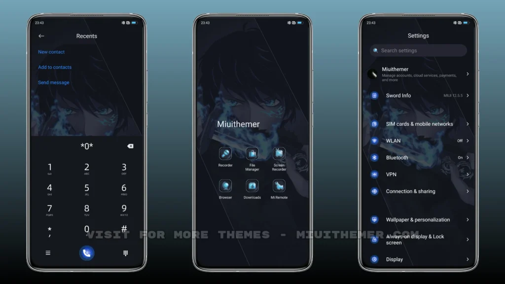 Burning Sword MIUI Theme