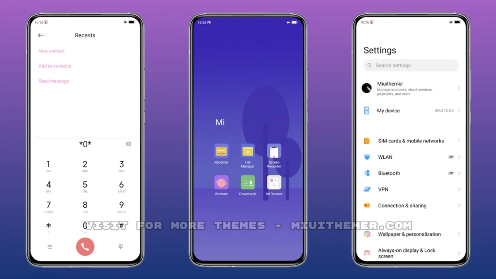 Color Centre MIUI Theme