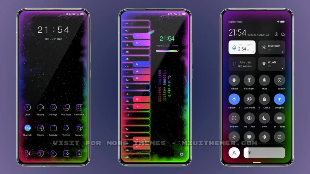 Color Piano MIUI Theme
