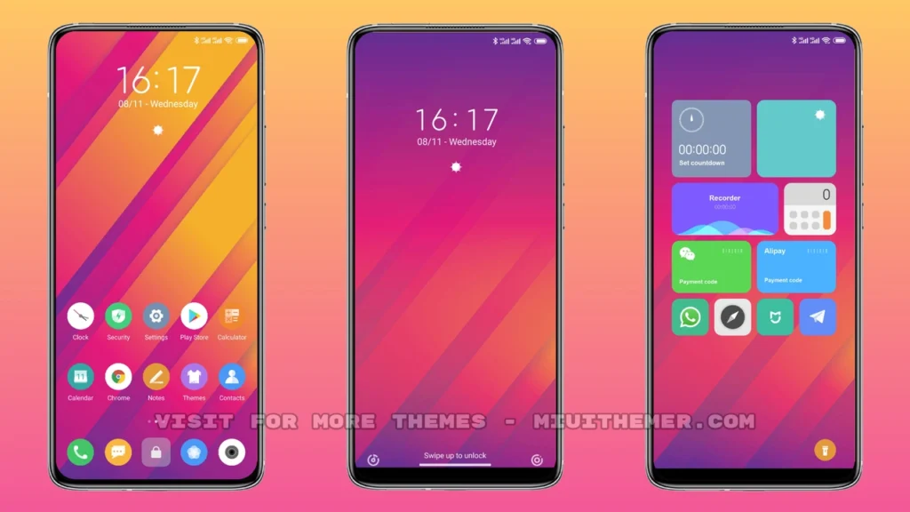 Coloring Lines MIUI Theme