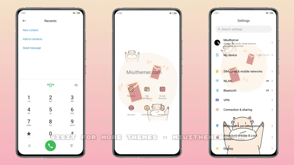 Cow forward MIUI Theme