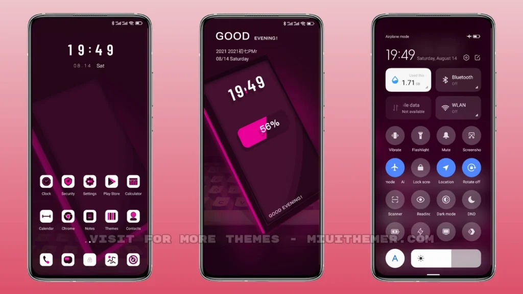 Dance mobile phone MIUI Theme