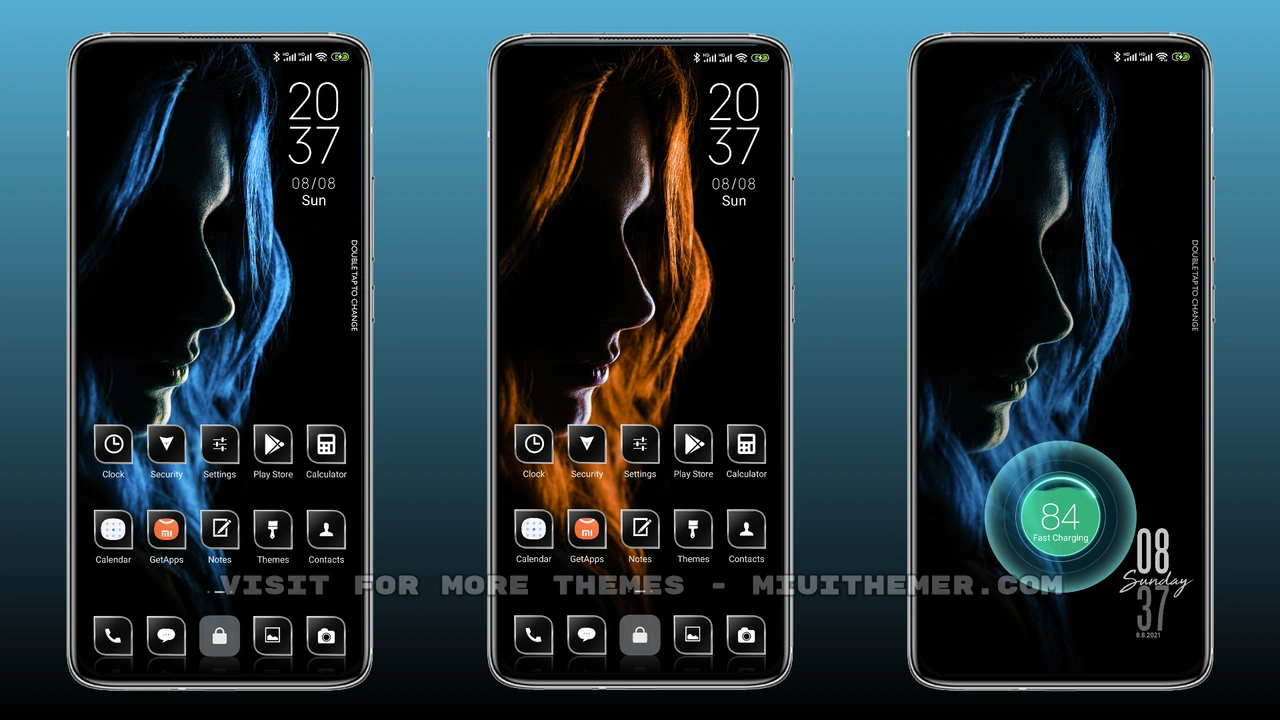 Dark Anime MIUI dark theme for Xiaomi and Redmi devices - MIUI Themer