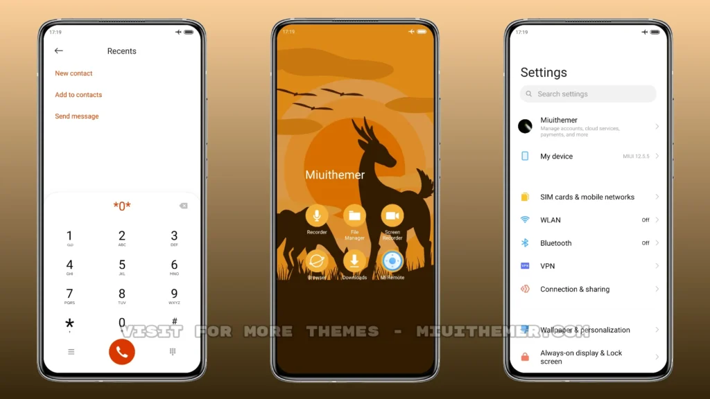 Dark Deer MIUI Theme