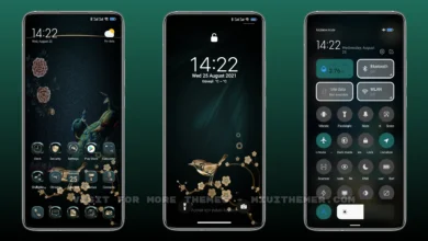 Dark Green MIUI Theme