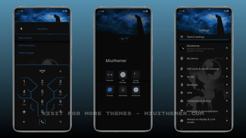 Dark Knight v12 MIUI Theme