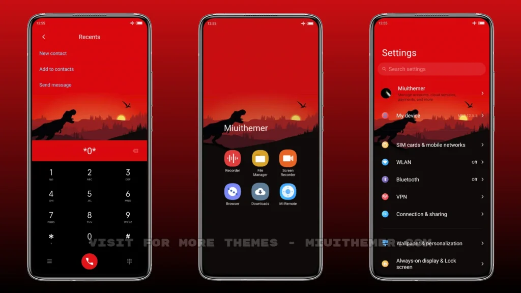 Dinosauro v12 MIUI Theme