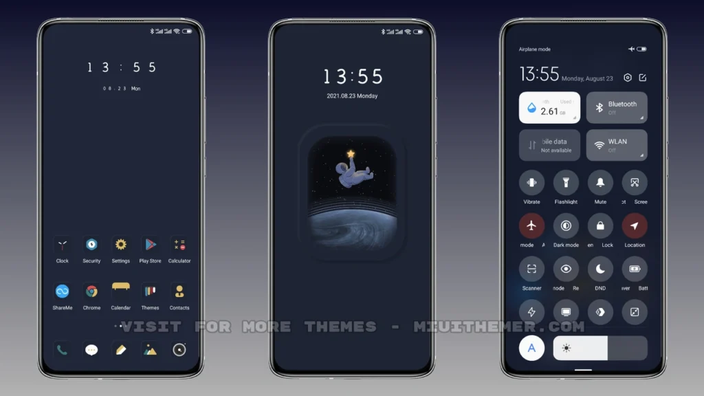 Floating Night MIUI Theme