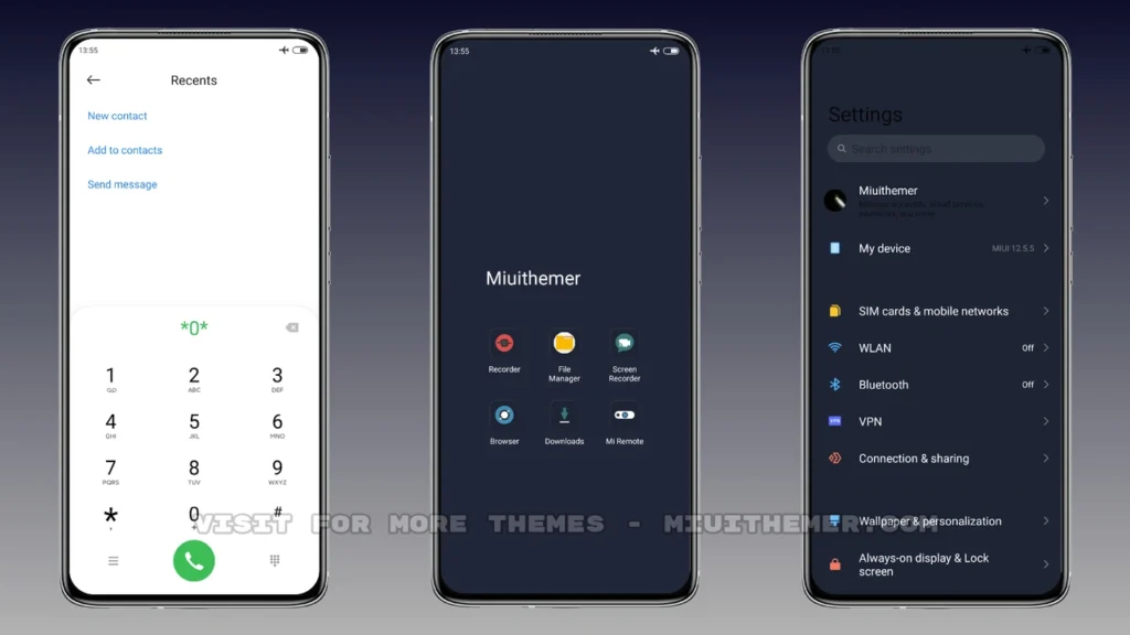 Floating Night MIUI Theme