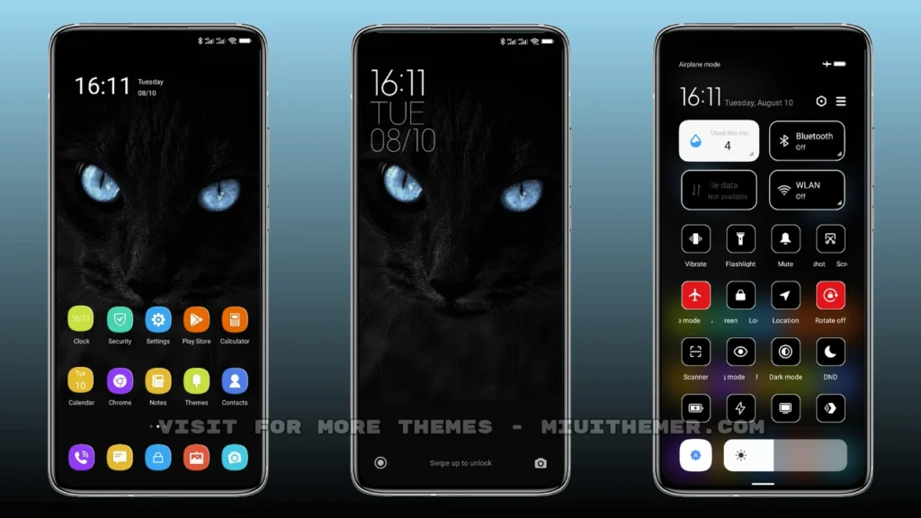 Gatto Black v12 MIUI Theme