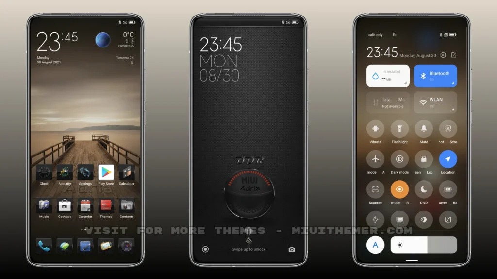 MIUI Adria Dark Elegance MIUI Theme