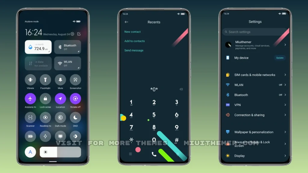 Neon Verse MIUI Theme