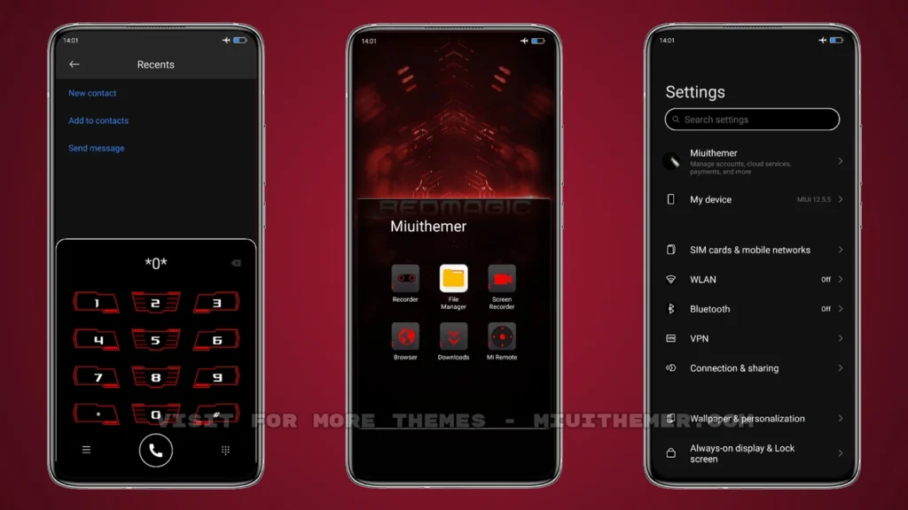 Nubia Red Magic 3 MIUI Theme