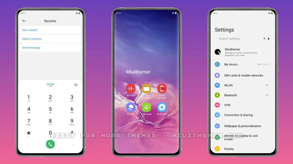 One Ui Dual v12 MIUI Theme