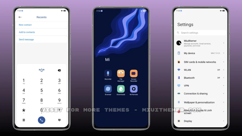 PURPLE UI MIUI Theme