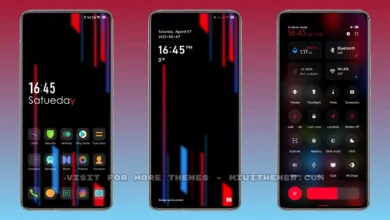 Red Line - X MIUI Theme