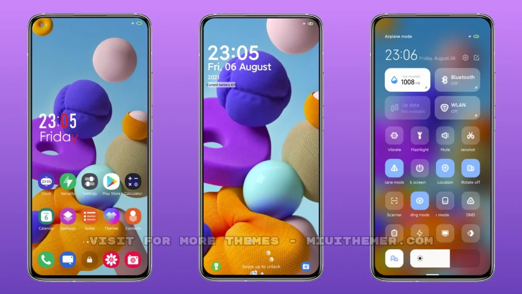 Samsung s21 v12.5 MIUI Theme