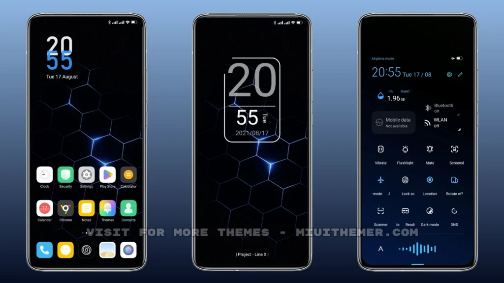 Sky Line X MIUI Theme