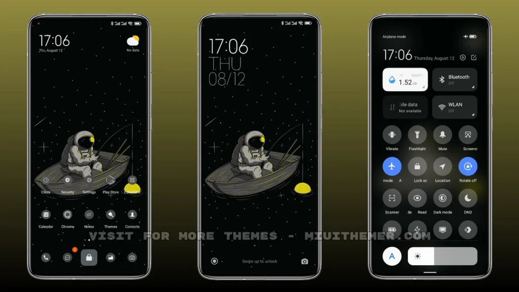 Space Moon MIUI Theme