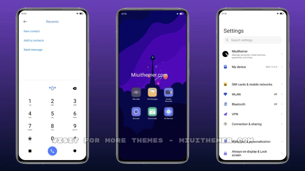 Space Time MIUI Theme