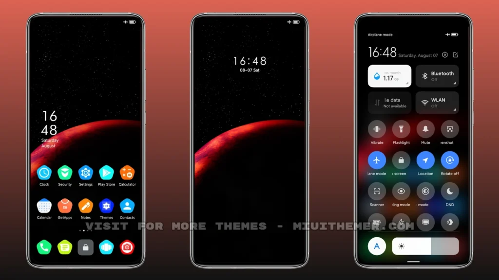 The Red Planet MIUI Theme