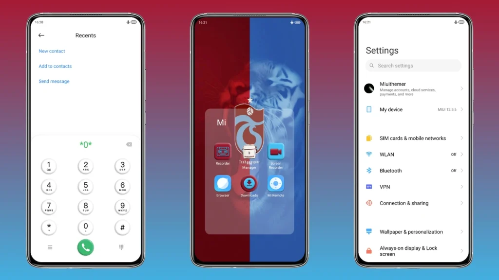 Trabzonspor MIUI Theme