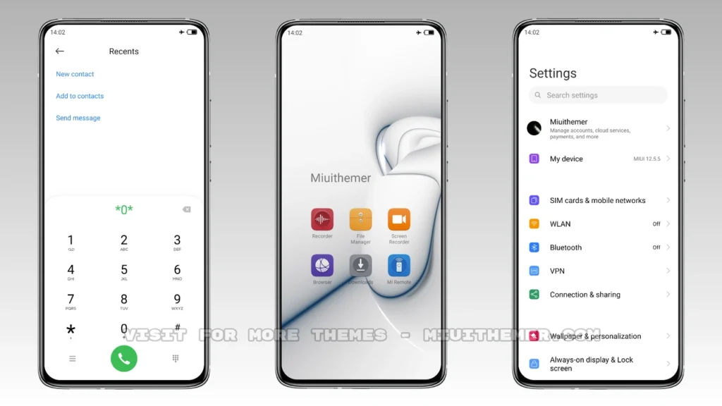 WHITE EMUI MIX MIUI Theme