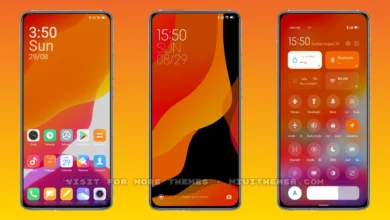 WHITE ORANGE [MOD] MIUI Theme