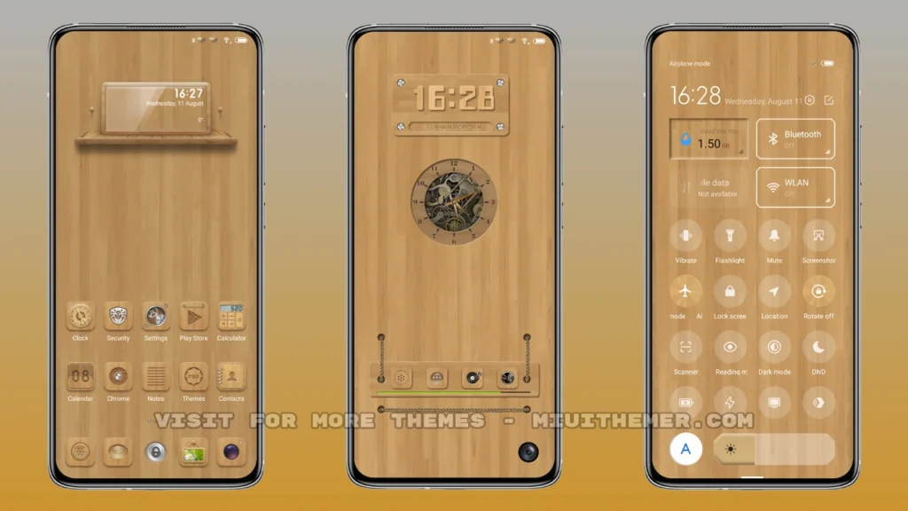 Wood Future MIUI Theme