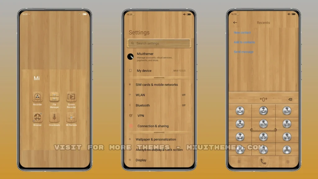 Wood Future MIUI Theme