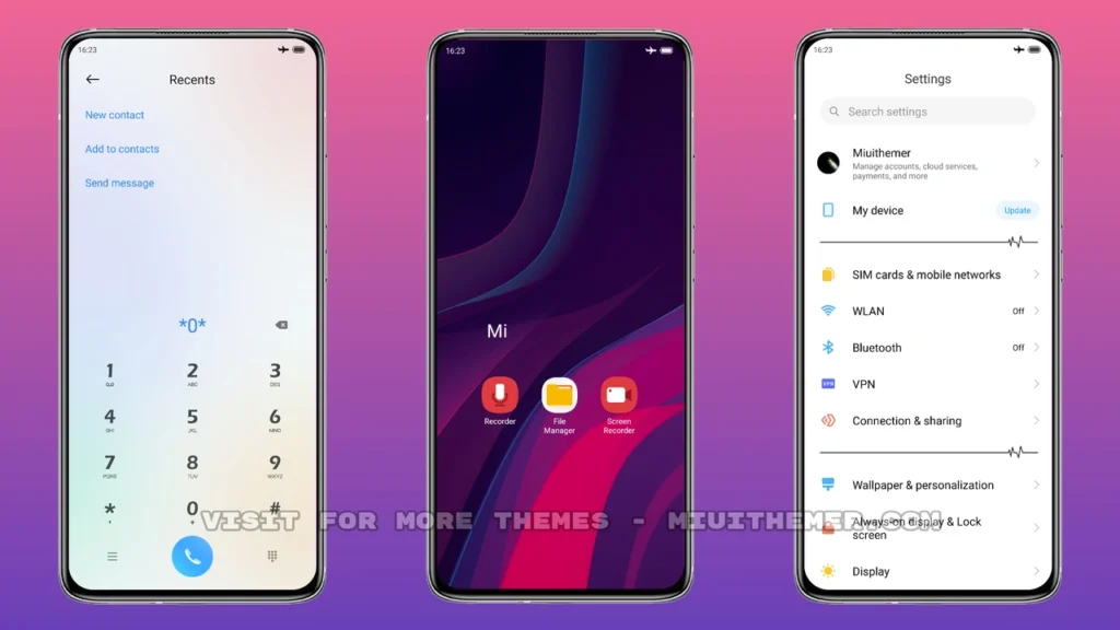 Mi Hole MIUI Theme