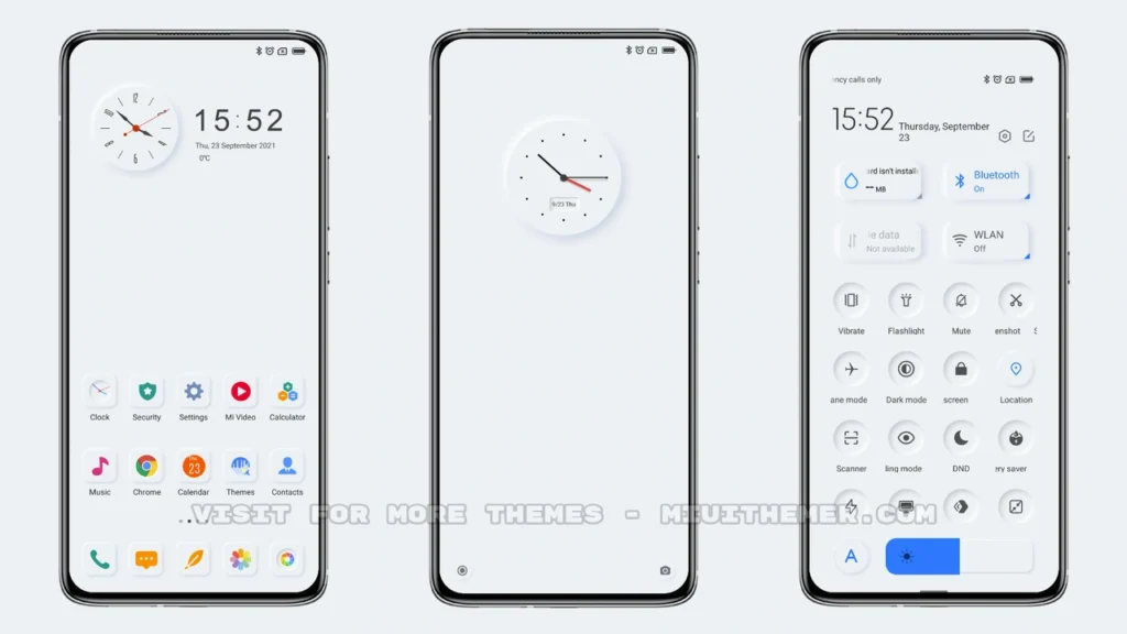 3D Dual mode MIUI Theme