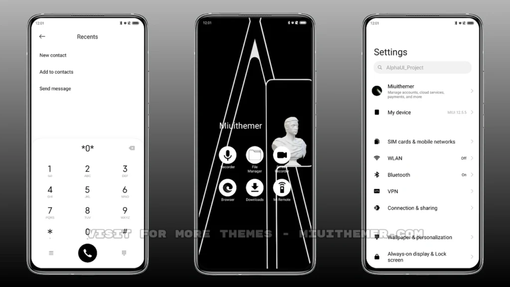 AlphaUI_Project MIUI Theme