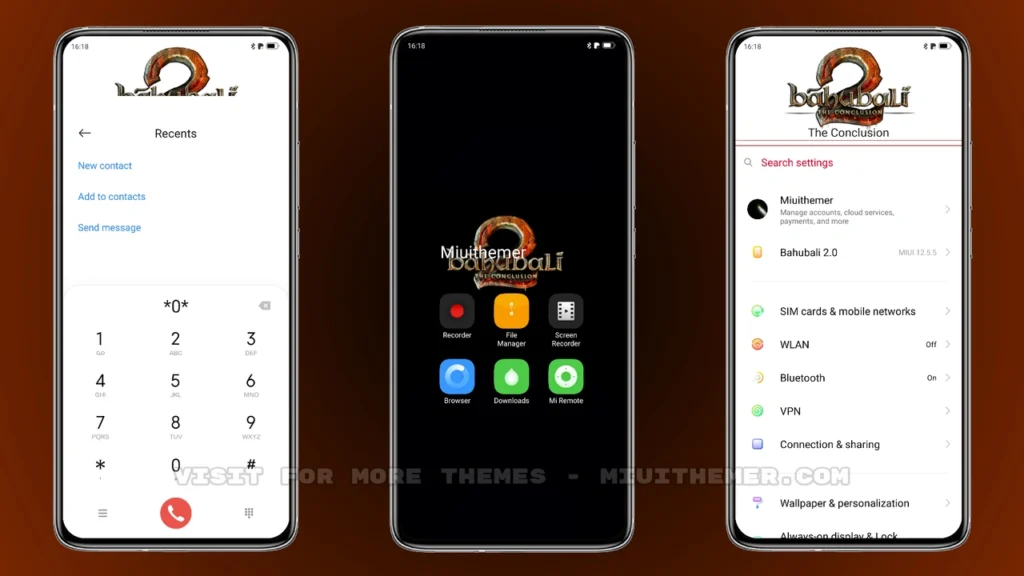 Bahubali 2.0 MIUI Theme