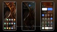 Black Gold Dark mode MIUI Theme