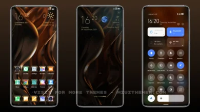 Black Gold Dark mode MIUI Theme