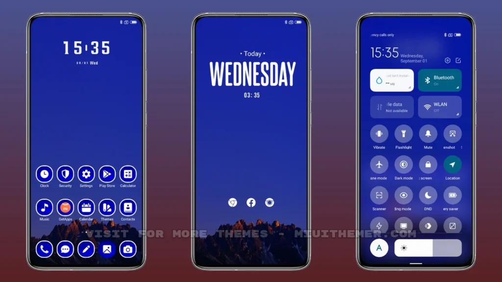 Blue Hill MIUI Theme