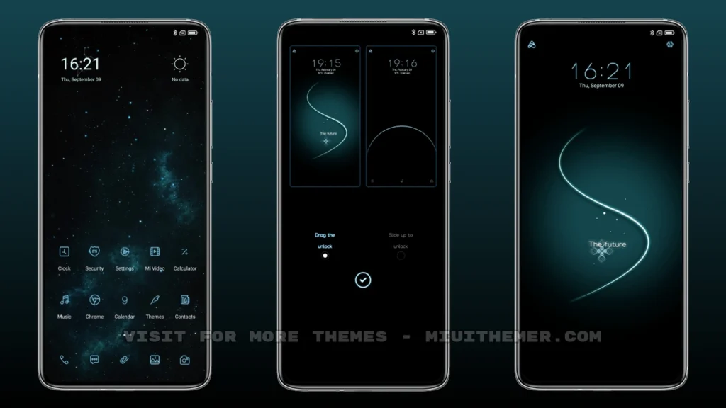 Blue light MIUI Theme