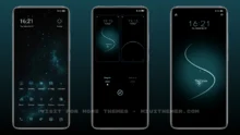 Blue light MIUI Theme