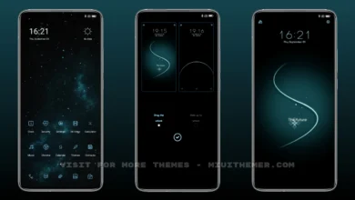 Blue light MIUI Theme